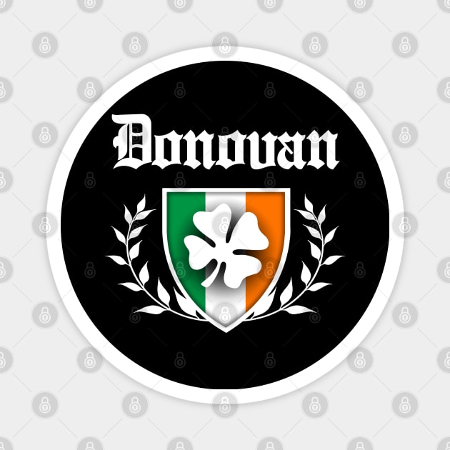 Donovan Shamrock Crest Magnet by robotface